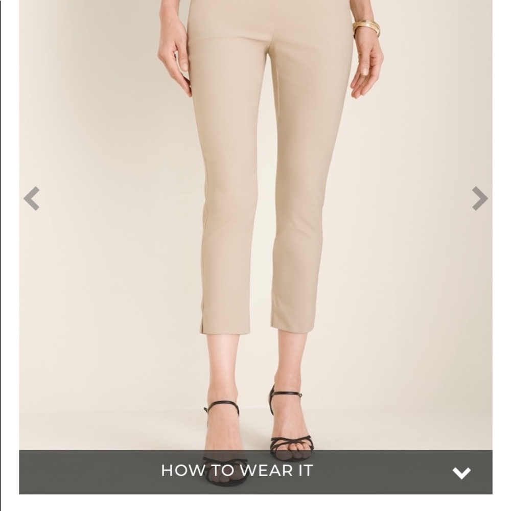 Chico’s slim leg crop pant